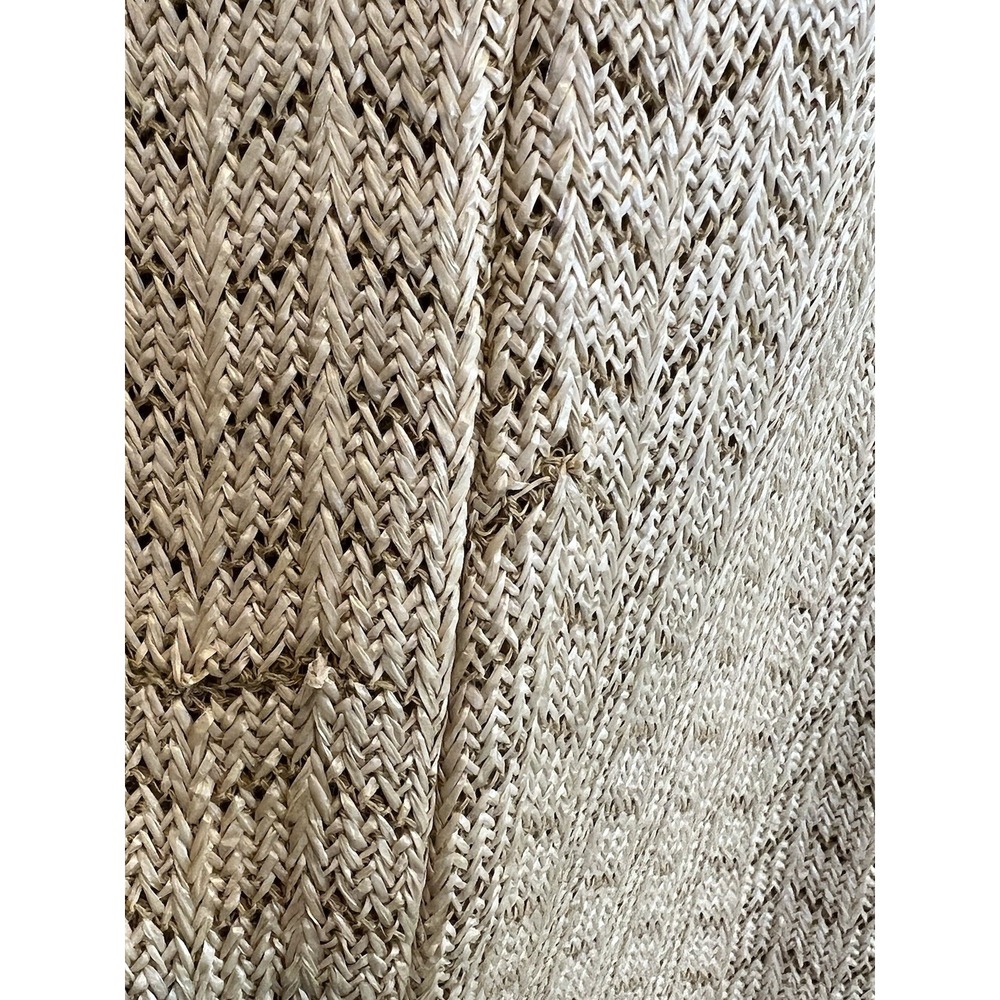 3.1 Phillip Lim Dress Women 6 Crochet Knit Fringe Straw Tan Natural Lyst Coastal - Picture 9 of 16